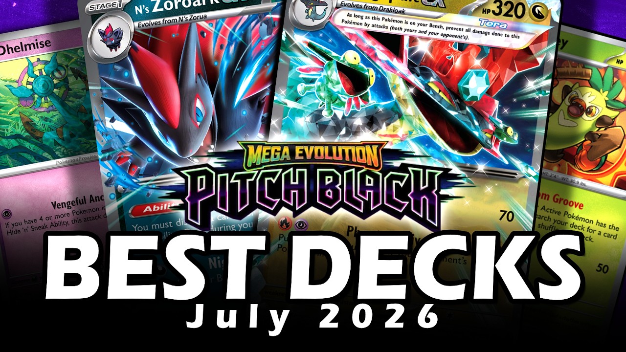 Top 10 des meilleurs decks Meta dans le JCC Pok&eacute;mon - Juillet 2026