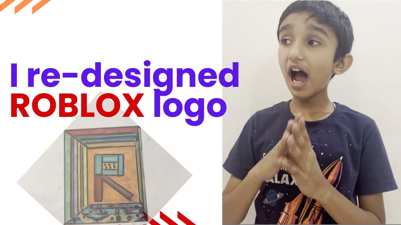 Redesigned Roblox Logo in My Style! | 9 Year Old Roblox Designer