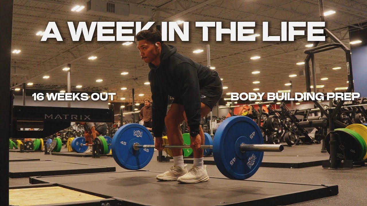a week in the life bodybuilding prep | meal prep | workouts