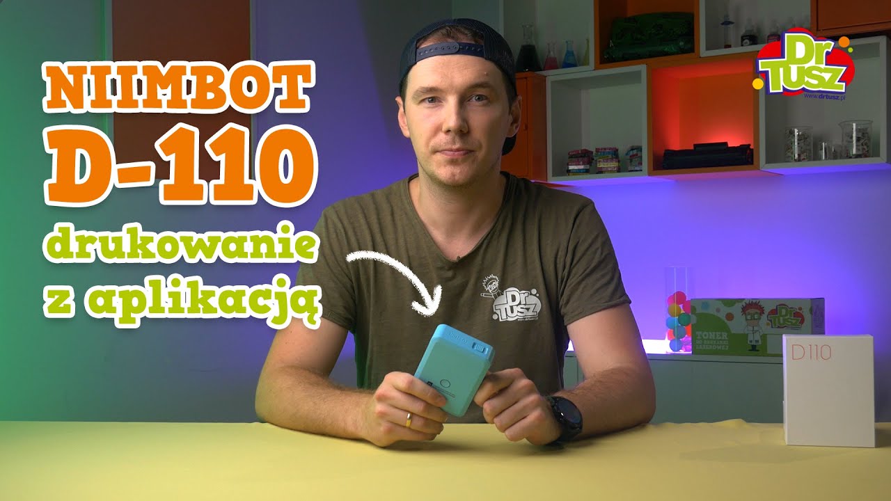 Niimbot D110- szybki test minidrukarki. | DrTusz.pl