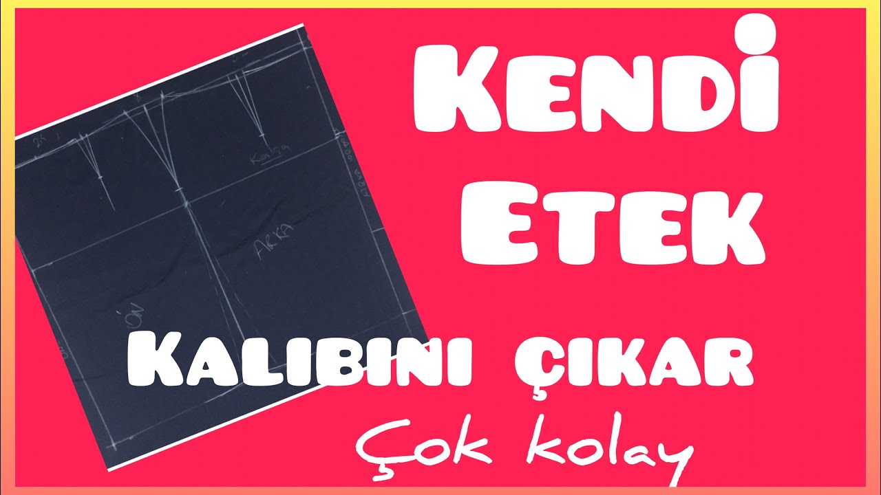ETEK KALIBI NASIL  ÇIKARILIR...#daretekkalıbı #temelbedenetek