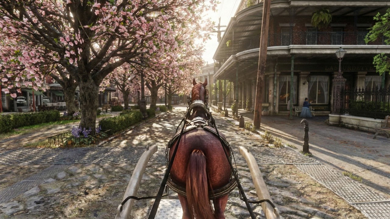 Immersive Horse Carriage Ride To Every Town in RDR 2
