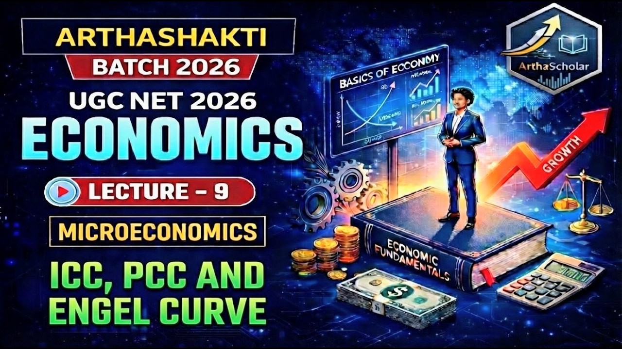 Price Consumption Curve, Income Consumption Curve & Engel Curve | UGC NET Economics | ArthaScholar