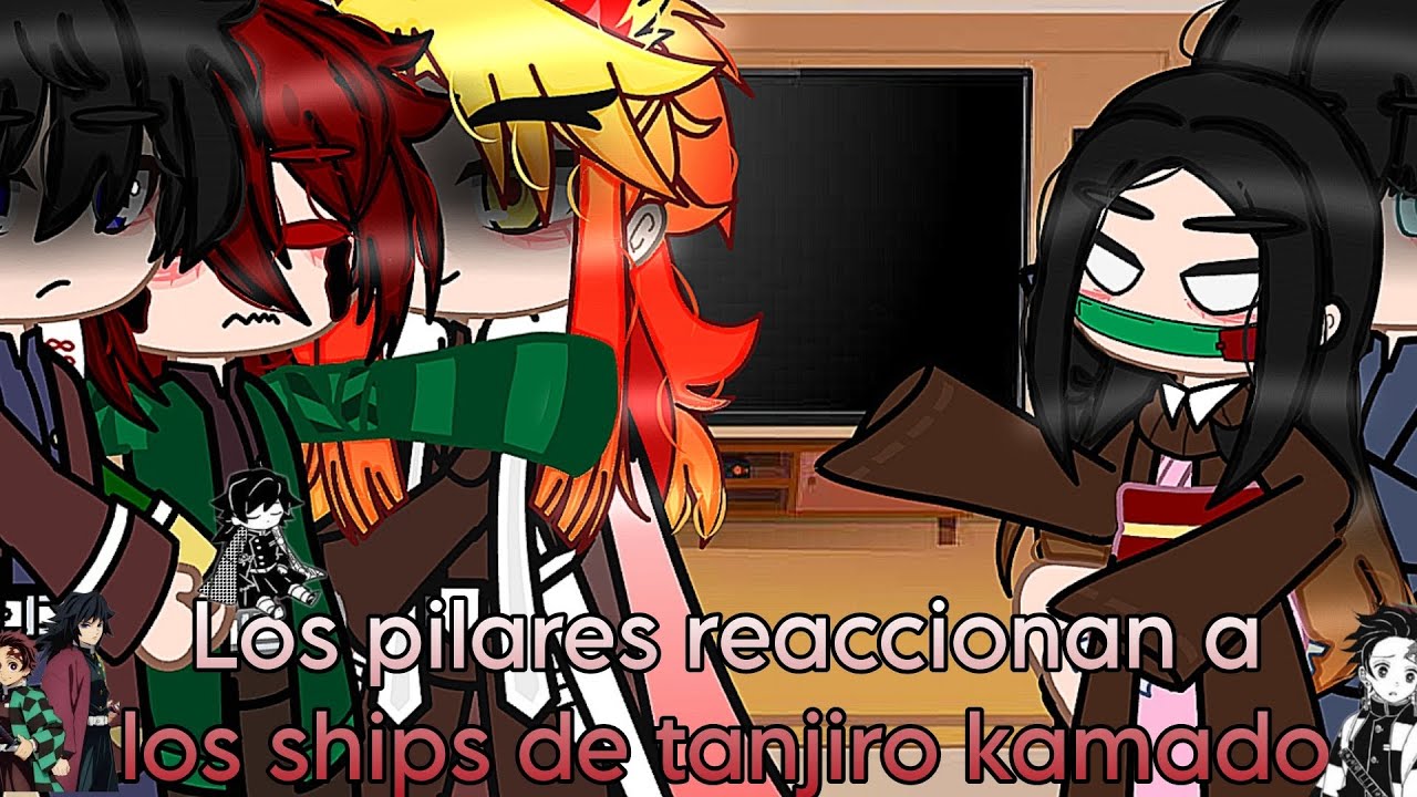 |🌊 Los pilares reaccionan a algunos ships de Tanjiro kamado 🌊| (Leer descripción)
