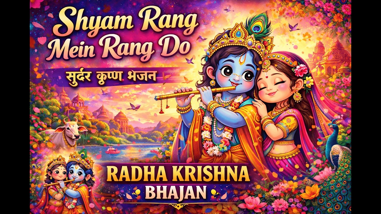 Shyam Rang Mein Rang Do | Beautiful Krishna Bhajan | Radha Krishna Bhakti Song | Devotional Bhajan