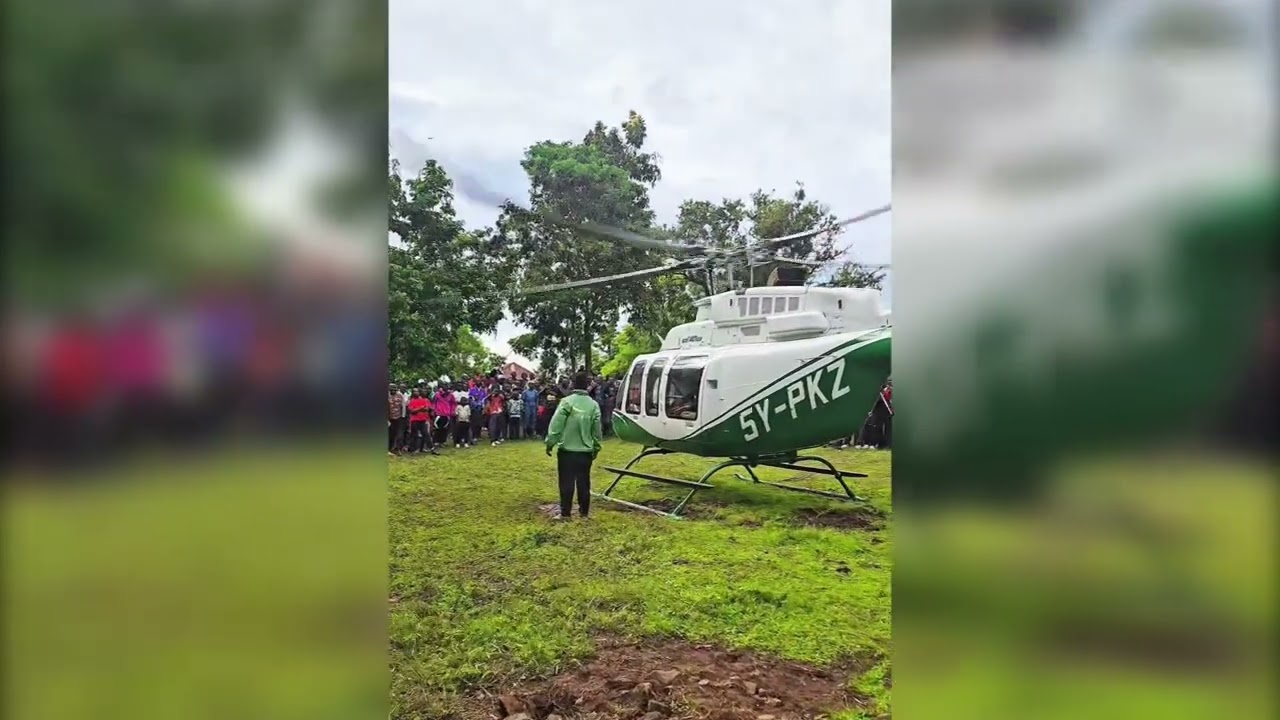 Wedding Turns Wild as Guest Clings to Helicopter Mid-Air