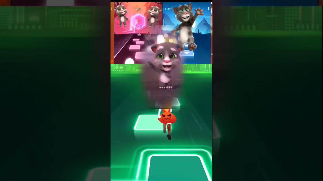 My talking Tom dance. Tiles Hop mix. 