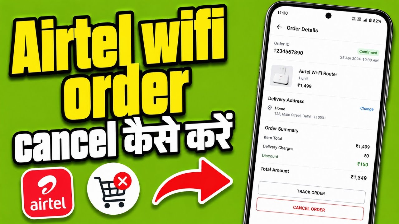 Airtel wifi order cancel kaise kare | how to cancel airtel wifi request
