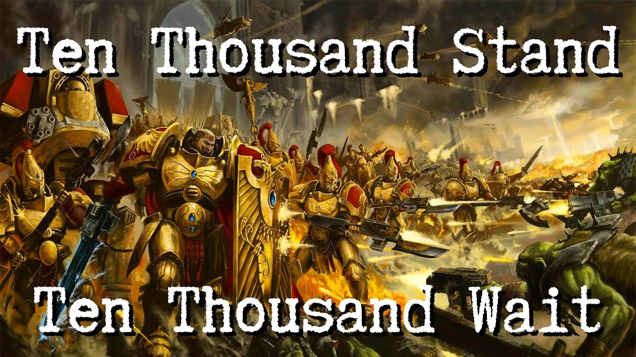 Ten Thousand Stand, Ten Thousand Wait - A Custodes Chant | Warhammer 40k Inspired Music