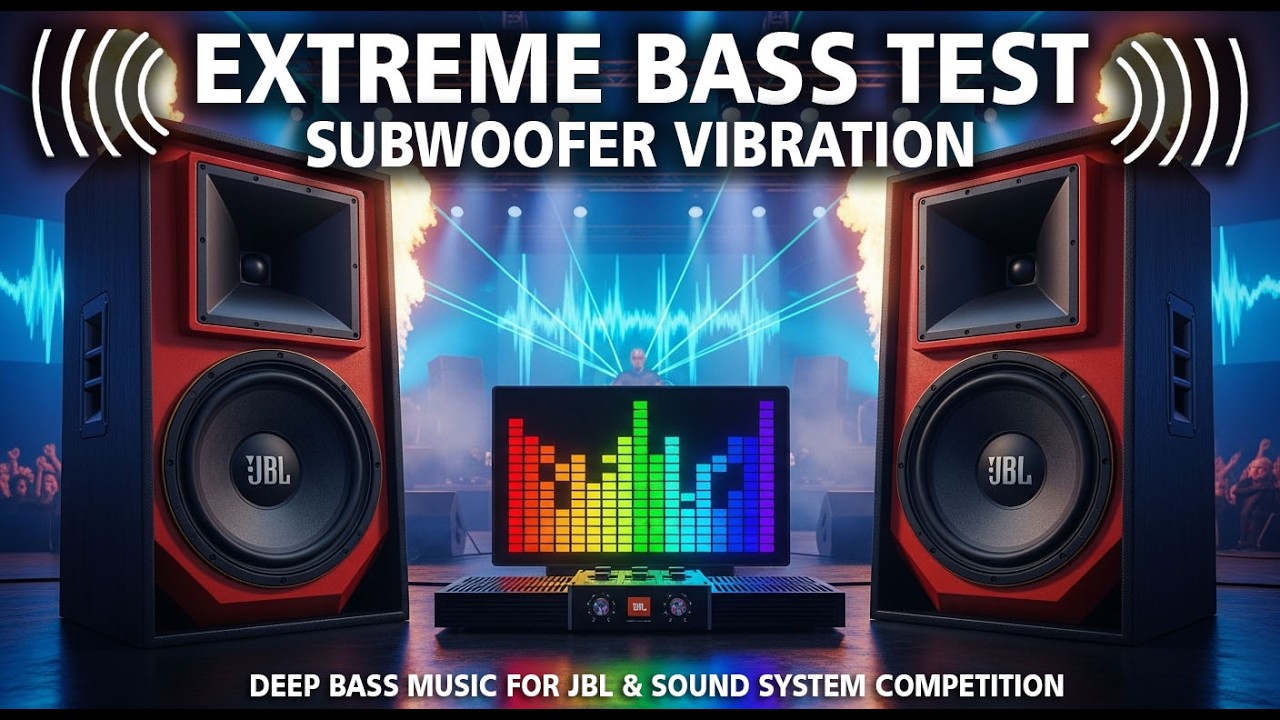 🔥 EXTREME BASS TEST SUBWOOFER VIBRATION 🔊 DEEP BASS MUSIC FOR JBL & SOUND SYSTEM COMPETITION 🎧