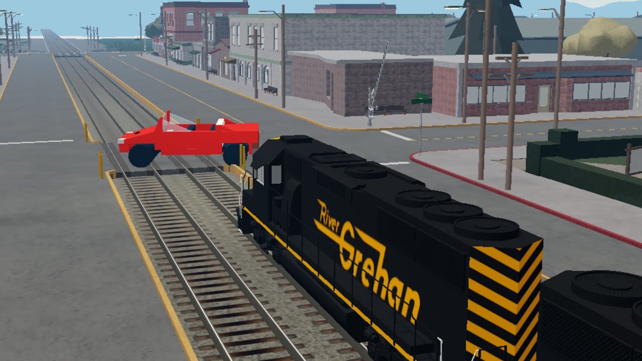 Rails Unlimited (ROBLOX) 7/6/20 (Trains Vs Cars)