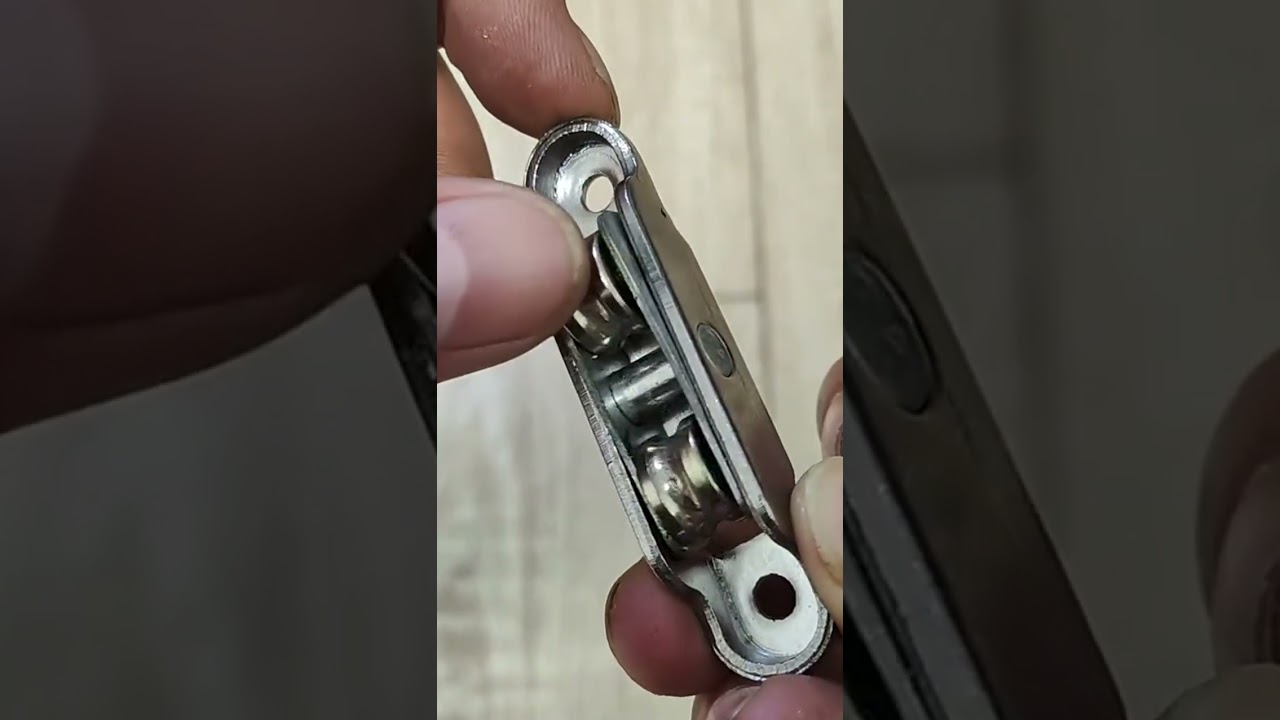 Stainless steel track pulleys for sliding doors and windows! #tricks #tips #tutorials #craft #bushcr