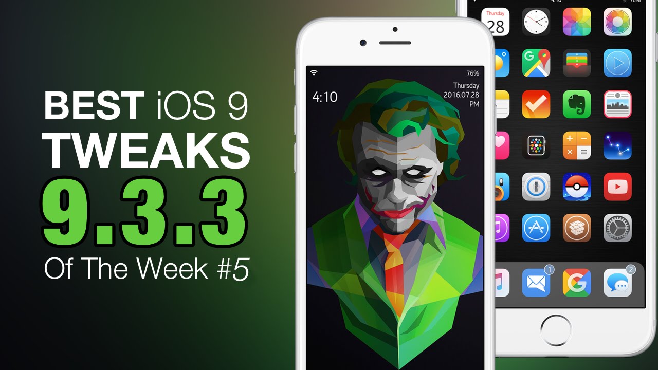 The Best FREE iOS 9.3.3 TWEAKS Of The Week #5 2016 iPhone - iPod Touch - Jailbreak