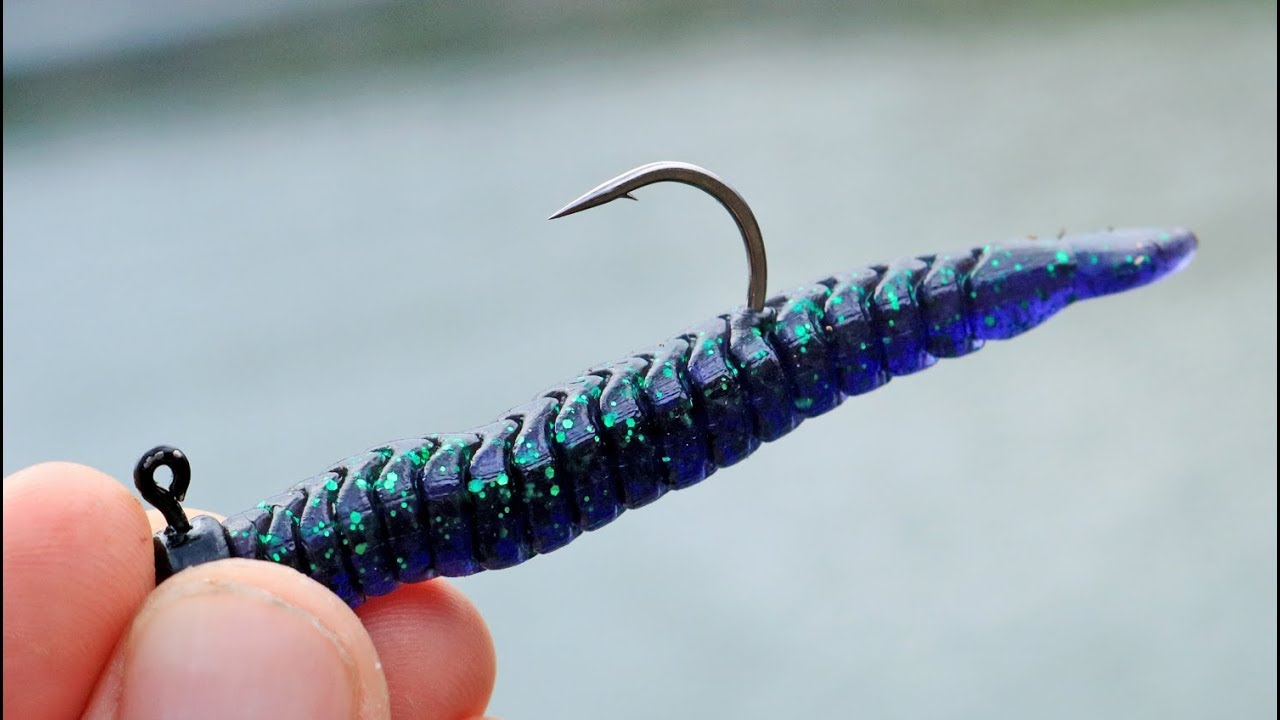 USE A NED RIG IN COLD WATER! Castaic 3" Finesse Worm!
