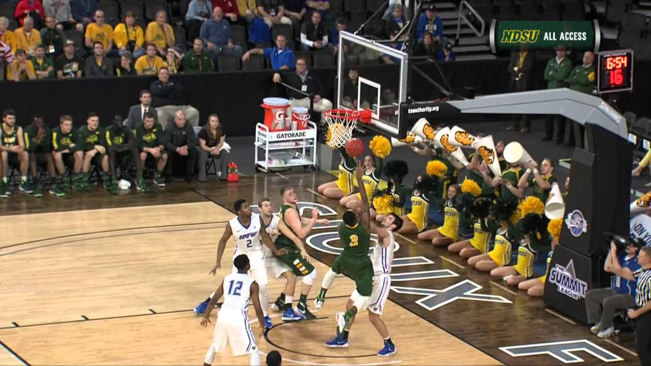 NDSU Men's Basketball Rallies to Stun Top-Seeded IPFW in Summit League Semifinals, 69-68