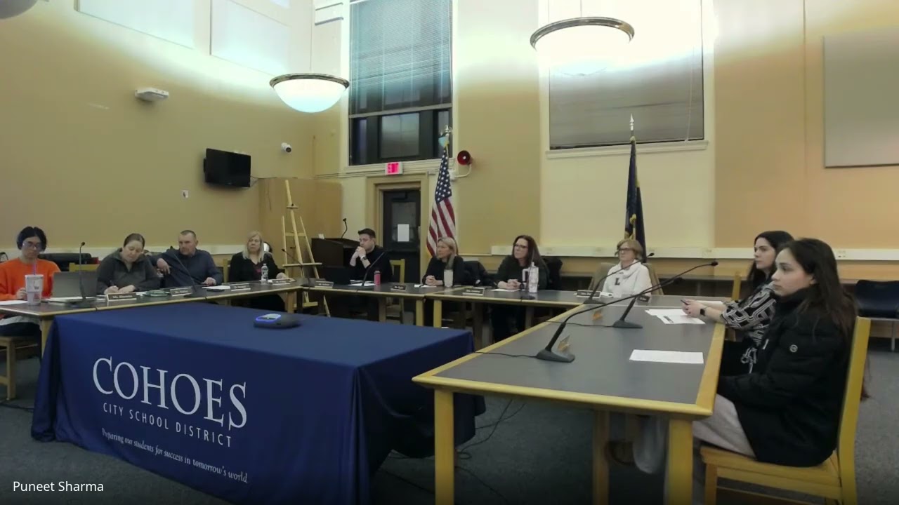 Cohoes CSD BOE Meeting March 4, 2026