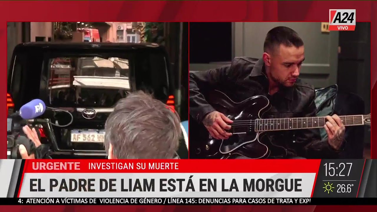 ⚫ MUERTE DE LIAM PAYNE: EL PADRE DEL CANTANTE ESTÁ EN LA MORGUE