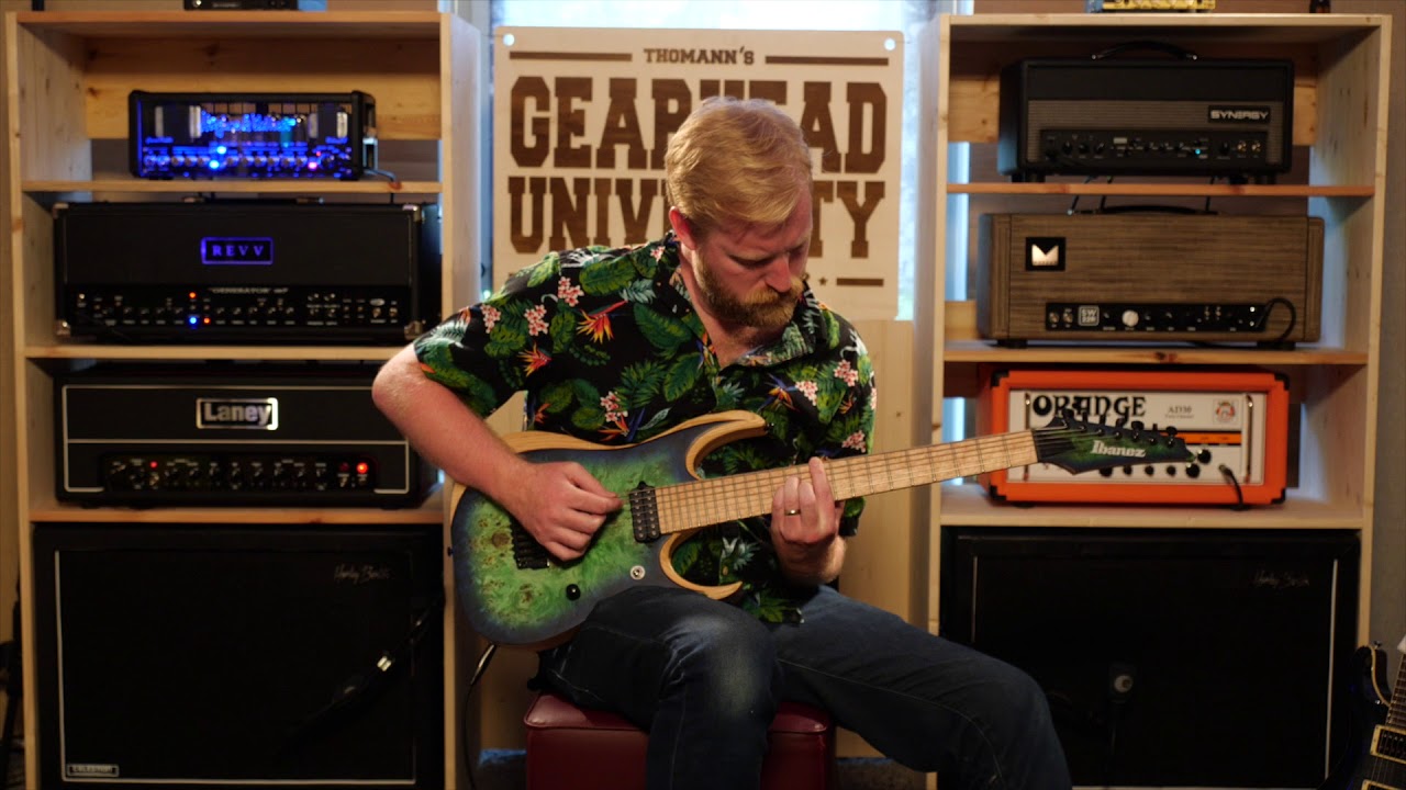 Ibanez RGDIX7MPB-SBB Iron Label - #TGU18