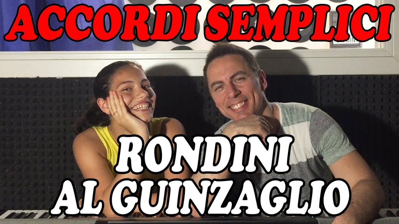 #57 Rondini al guinzaglio (Ultimo) - Tutorial Pianoforte - Accordi facili