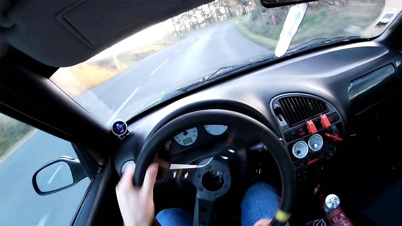 Saxo VTS 1.6 8v || Discovering Rally Stage + Road || POV
