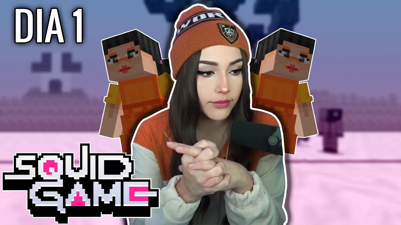 JUEGO DEL CALAMAR EN MINECRAFT (Dia 1) || Nuvia_OuO