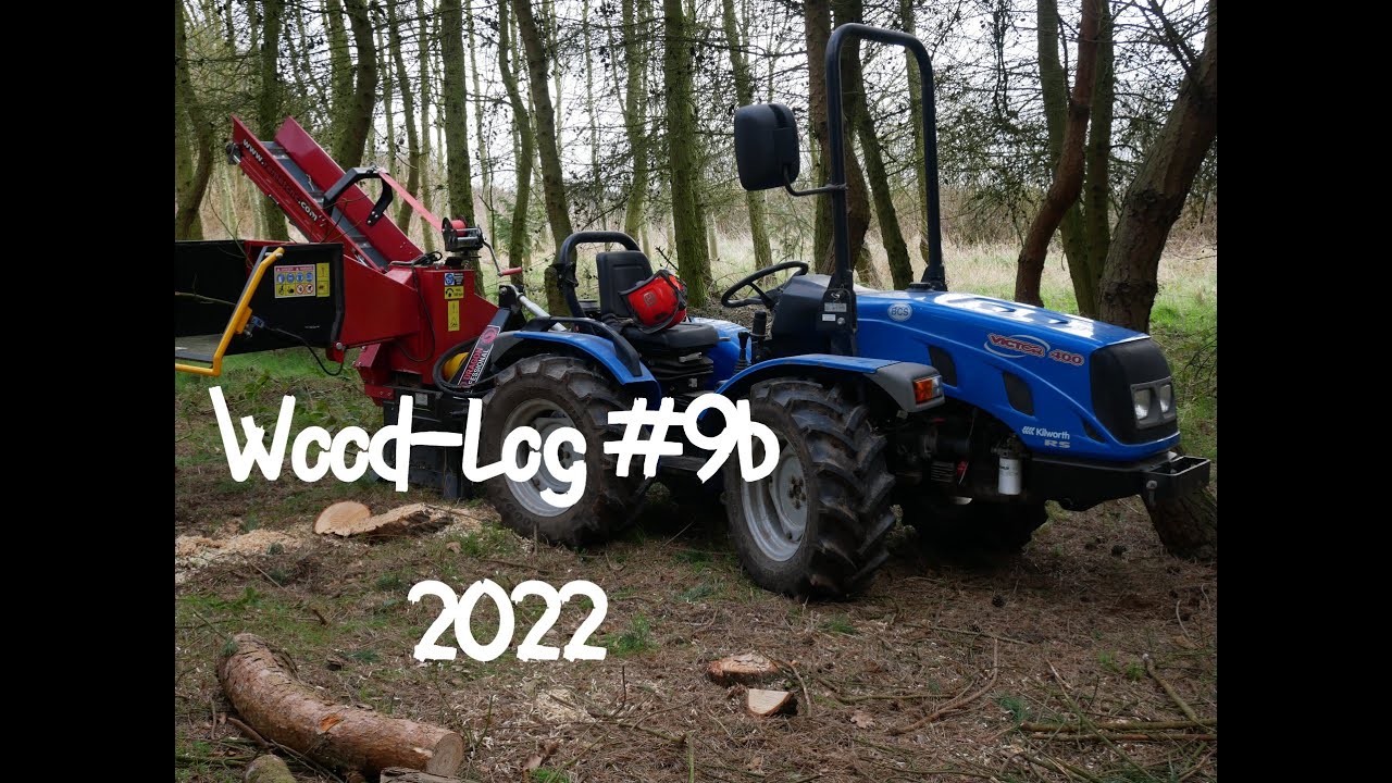 Remet RP120 Branch Logger in Action With BCS Victor 400 Tractor continued. Woodland Vlog 9b, 2022