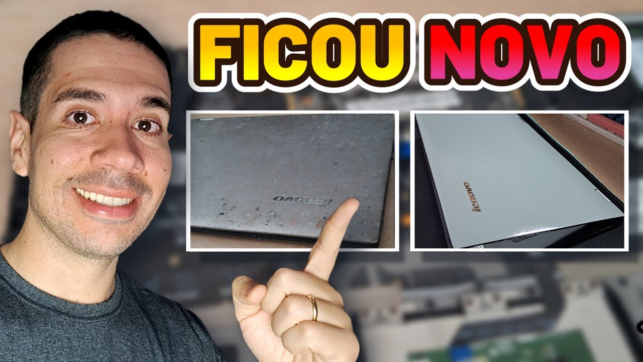 REFORMA DO NOTEBOOK SUCATA QUE IA PARA O LIXO | LENOVO YOGA 2 PRO