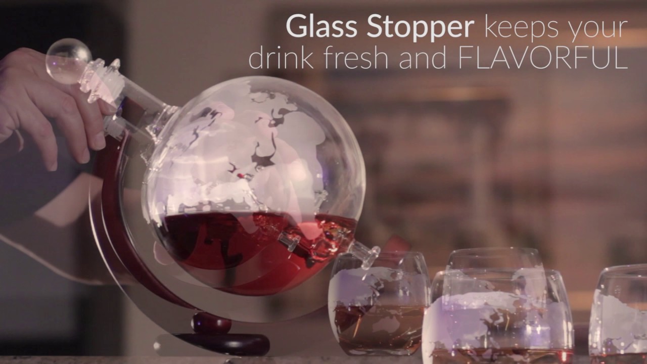 Globe Decanter Complete Set