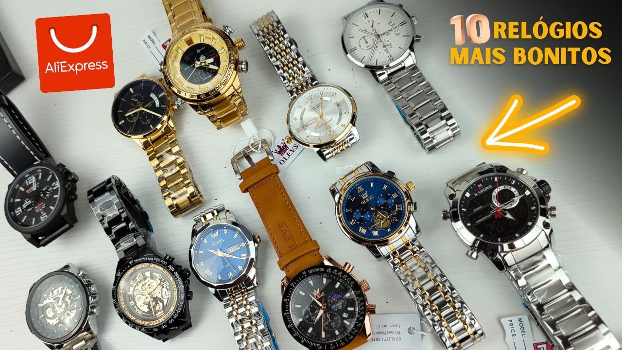 OS 10 RELÓGIOS IMPORTADOS MAIS BONITOS do meu estoque