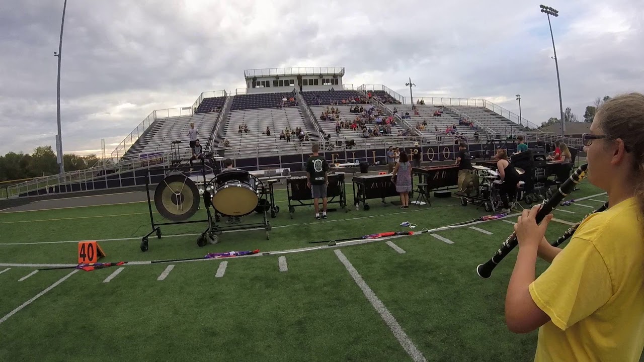 Bellbrook High School Marching Band 2017 Clarinet Head Cam - Lauren Brown