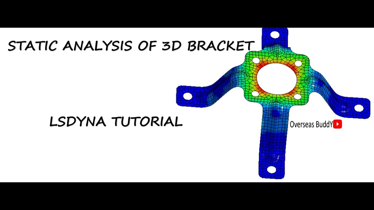 Static load analysis using LS-DYNA and LS-PrePost|LS-DYNA Analysis Beginner tutorial| Explained