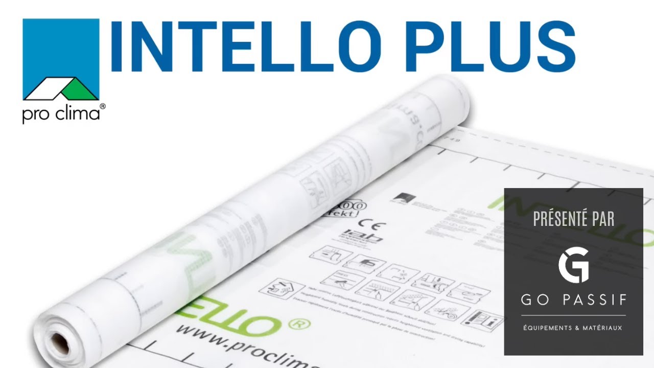 Membrane INTELLO PLUS de Pro Clima - Frein-vapeur hygrovariable pour b&acirc;timent passif