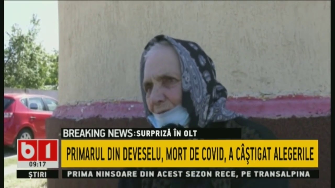 PRIMARUL DIN DEVESELU, MORT DE COVID, A CASTIGAT ALEGERILE. VOTANTII L-AU FELICITAT, LA CIMITIR