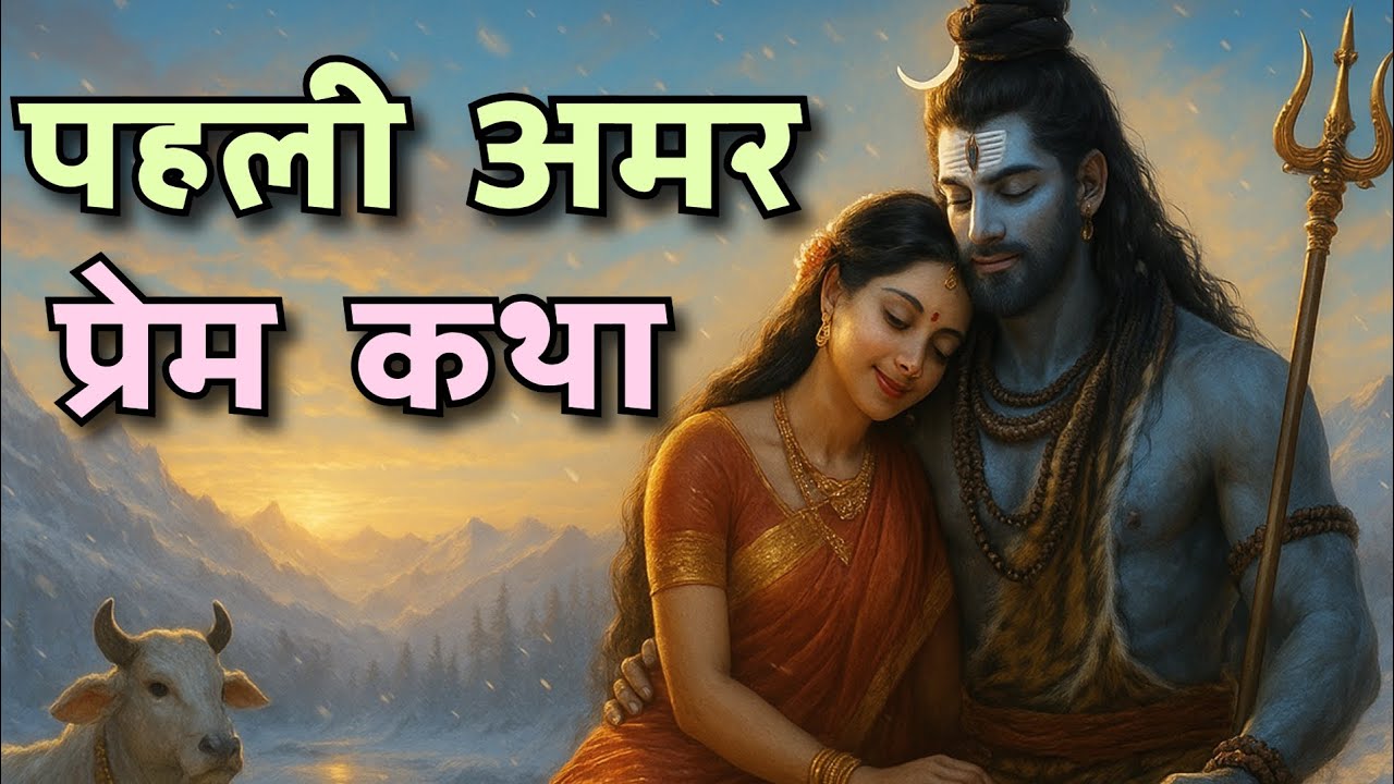 पहली अमर प्रेम कथा। शिव पार्वती मिलन।#अनंतकथा #शिवपार्वती 