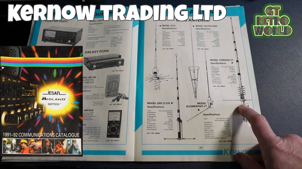 1991-92 Kernow Communications Catalogue CB Radio Metro Centre