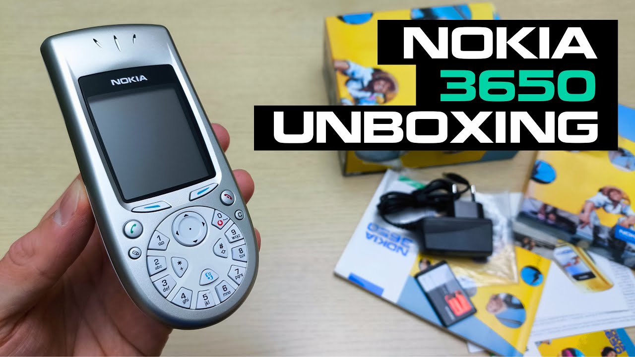 Nokia 3650 Unboxing 4K (NHL-8) - Review - Full Pack with all accessories