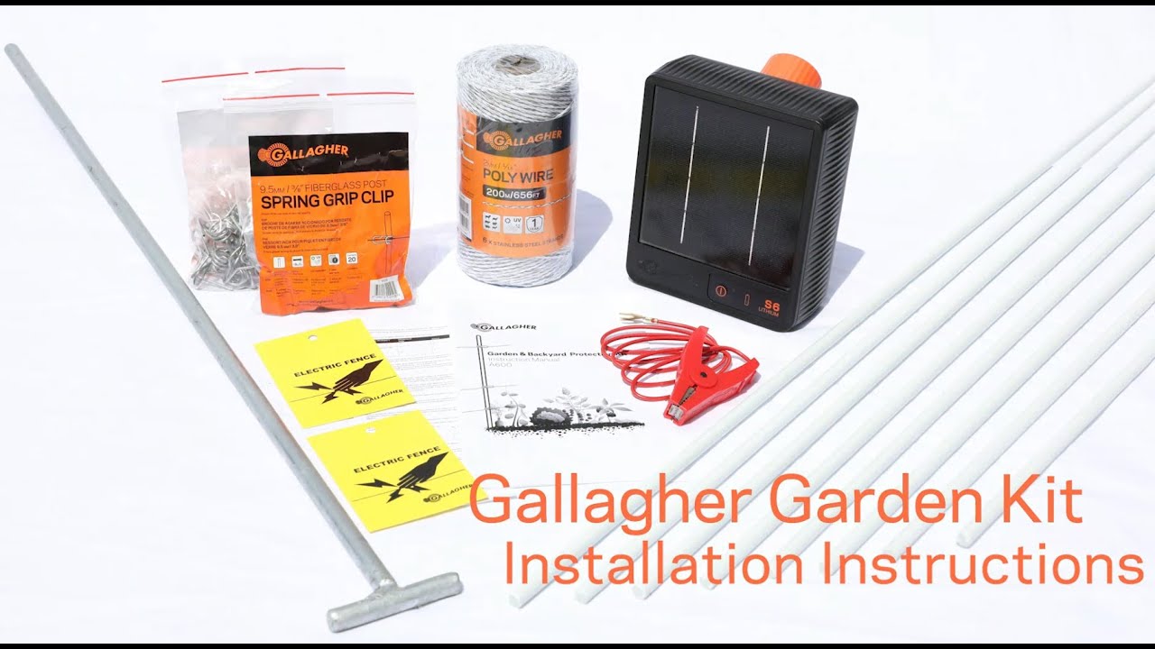 Garden Kit Installation Instructions