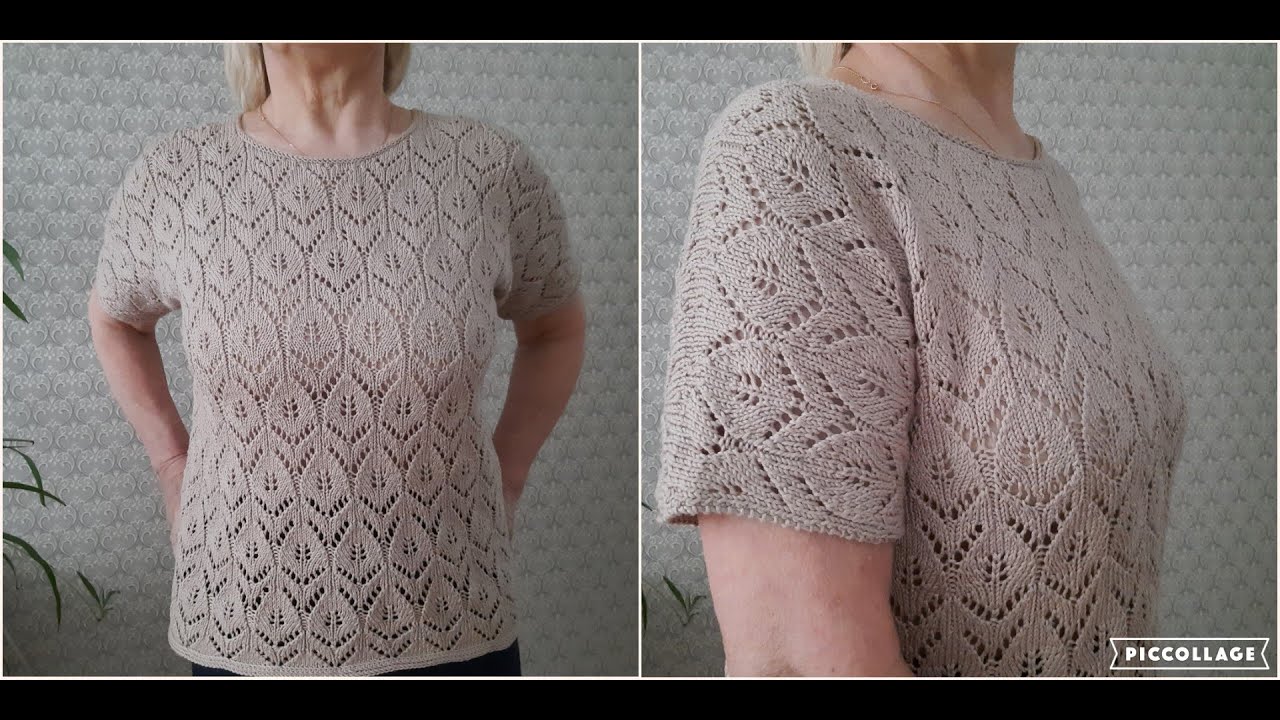Одна из самых любимых футболок. // Короткое описание изделия + схема узора.//
