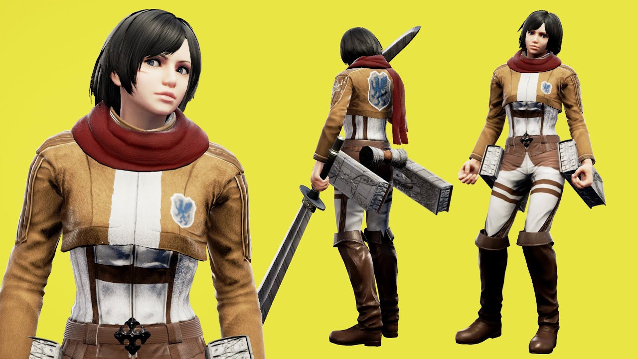 SoulCalibur 6: Mikasa (Attack on Titan) Character Creation Tutorial
