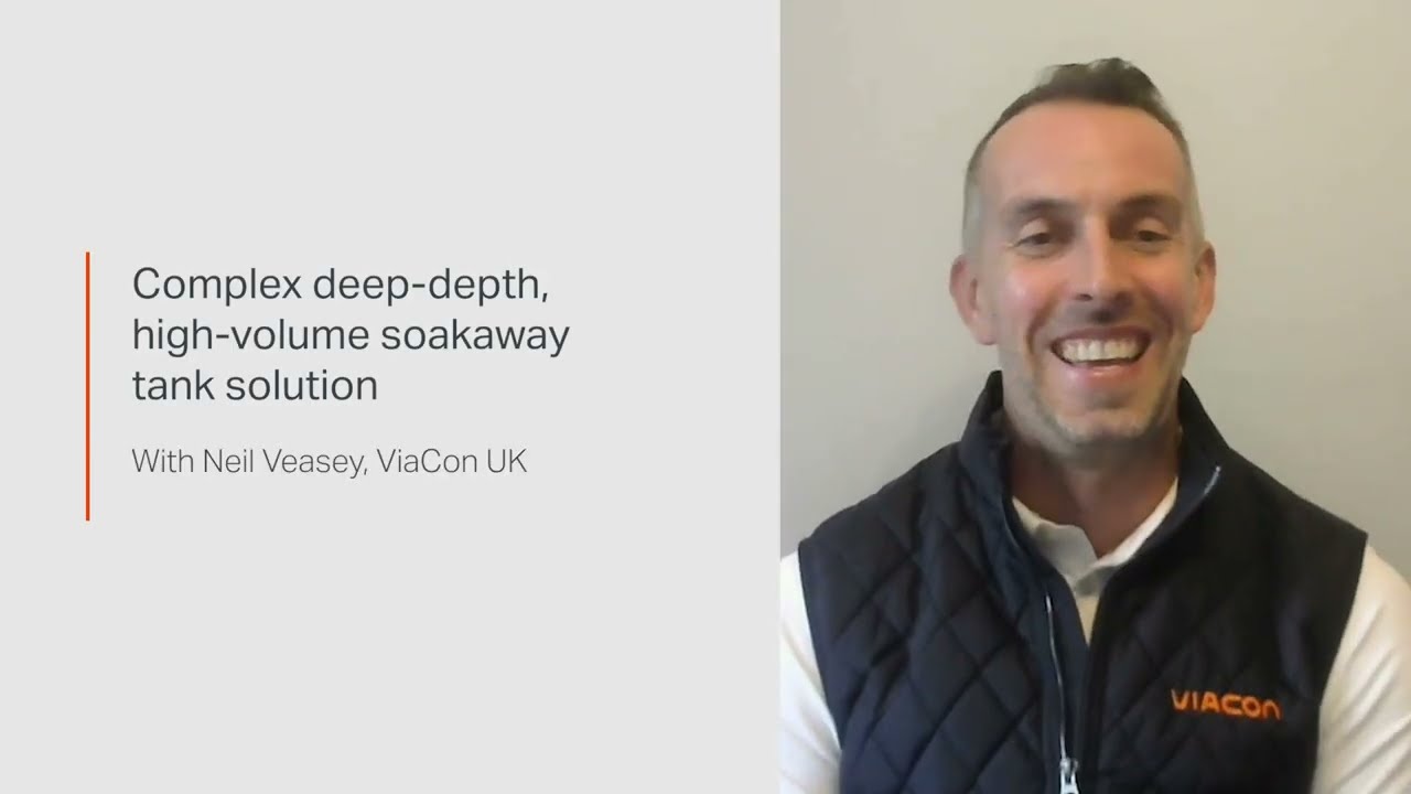 ViaCon - Complex deep-depth, high-volume soakaway tank solution