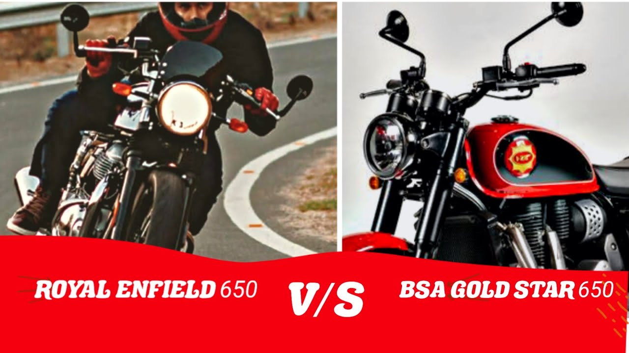 BSA Gold Star 650 V/s Royal Enfield 650.