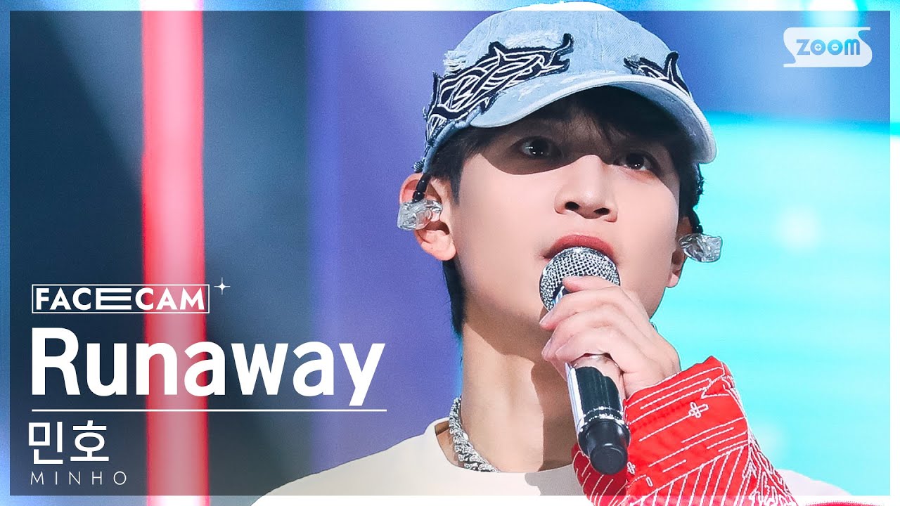 [페이스캠4K] 민호 'Runaway (Feat. GEMINI)' (MINHO FaceCam) @SBS Inkigayo 221211