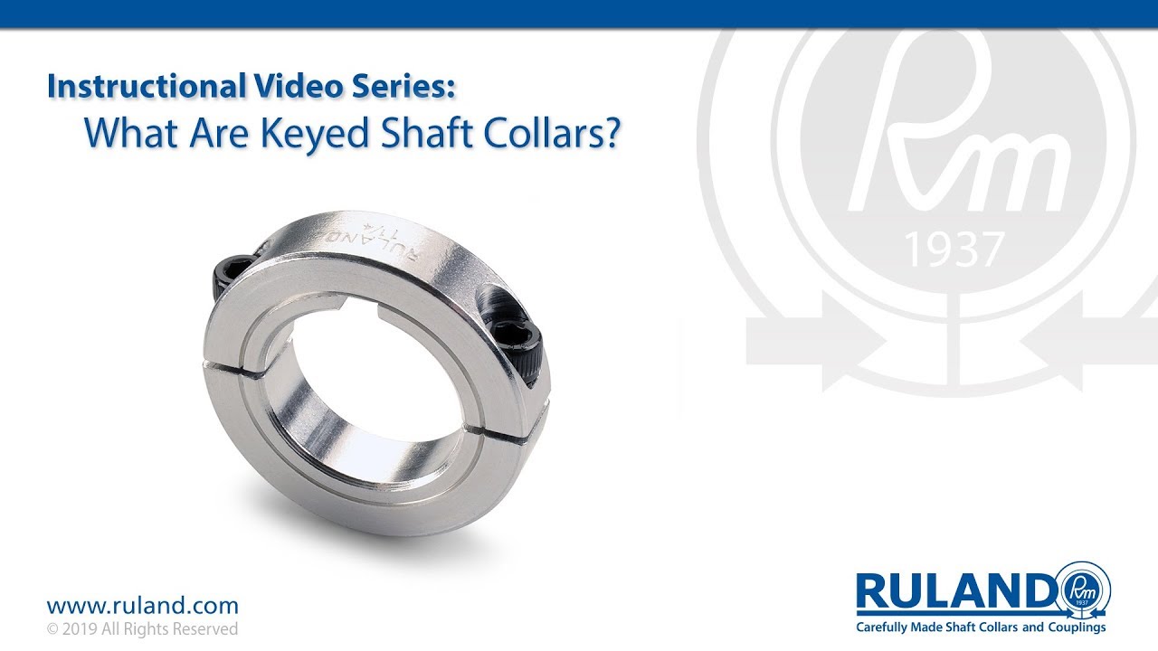 What Are Keyed Shaft Collars?