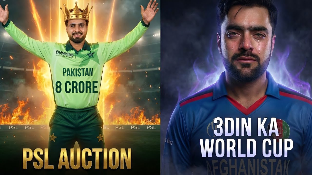 PAISA HI PAISA in PSL AUCTION 🤑 | Afghanistan thriller exit 