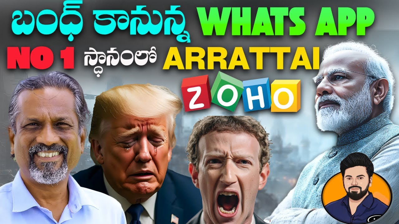 🇮🇳 Zoho Arattai Is No-01, 100X surge Beats Whats App😱 | India Shows SECRET Tech Weapon to america🥇 |