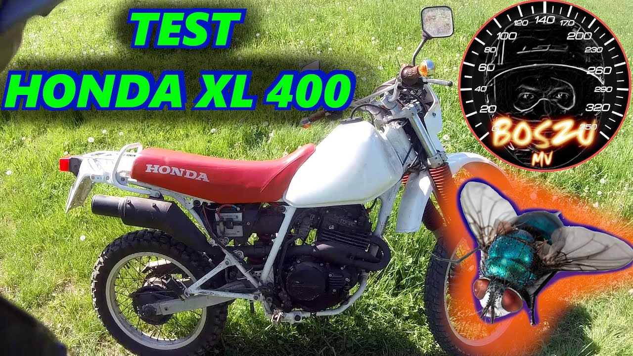 Test - Honda XL 350* (i połknięty owad)
