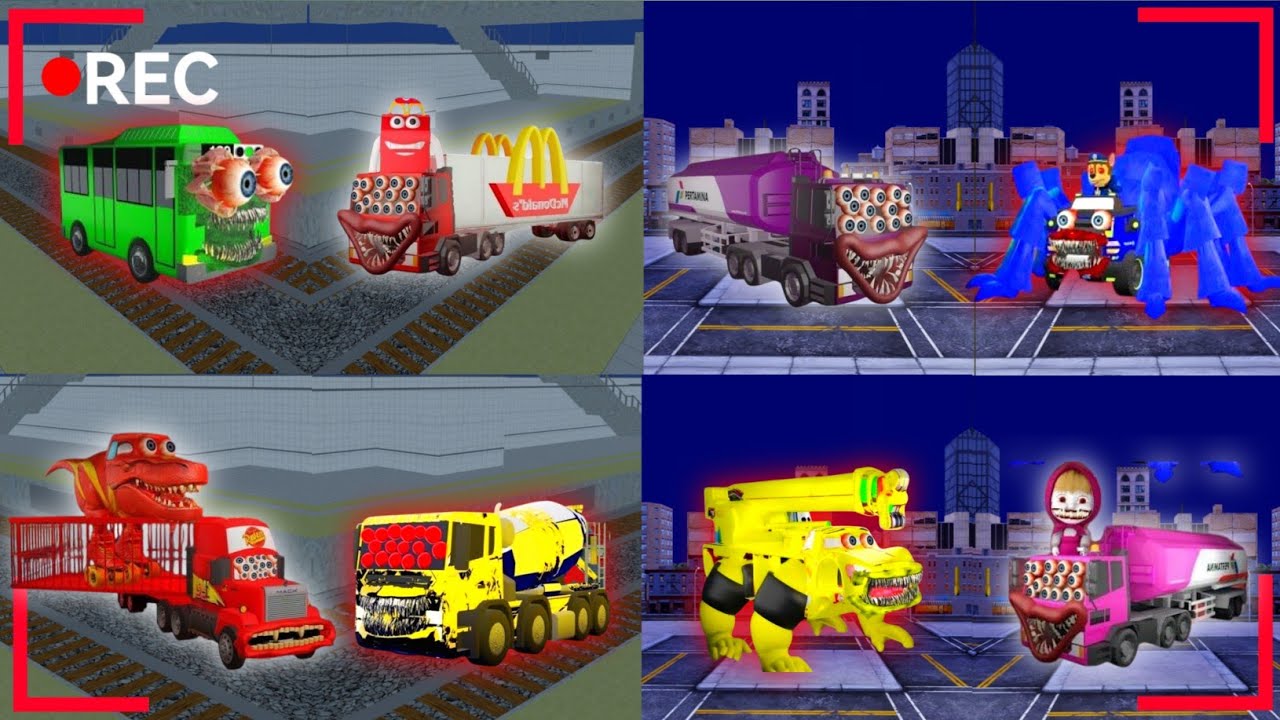 Compilation There's Horror Secret Place Pertamina Truck VS Mixer VS Tayo 😱 SAKURA SCHOOL SIMULATOR