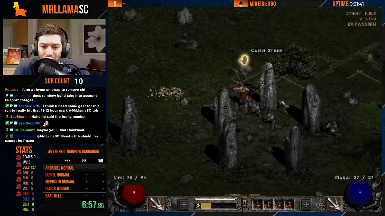 HELL RAINBOW BARBARIAN SPEEDRUN