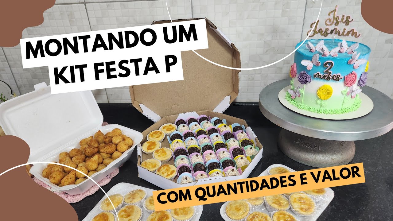 MONTANDO UM KIT FESTA PARA 10 PESSOAS | QUANTIDADES E VALORES | ATELIÊ DOCE