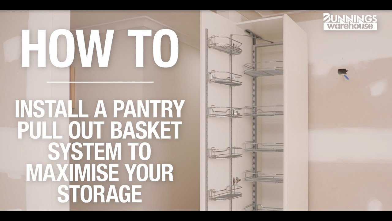 How To Install a Pantry For System Maximum Storage - Bunnings Warehouse
